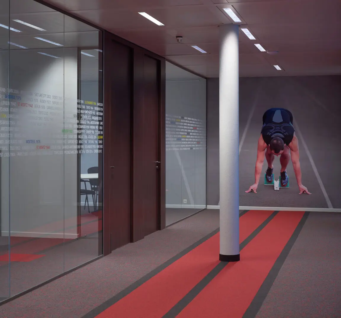 Interieurontwerp voor EOC (European Olympic Committees) door K-ONCEPT