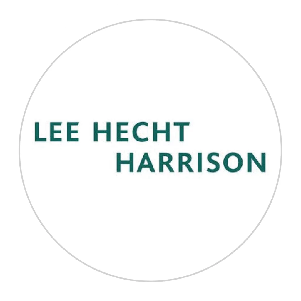 LEE HECHT HARRISON logo voor K-ONCEPT realisatie.