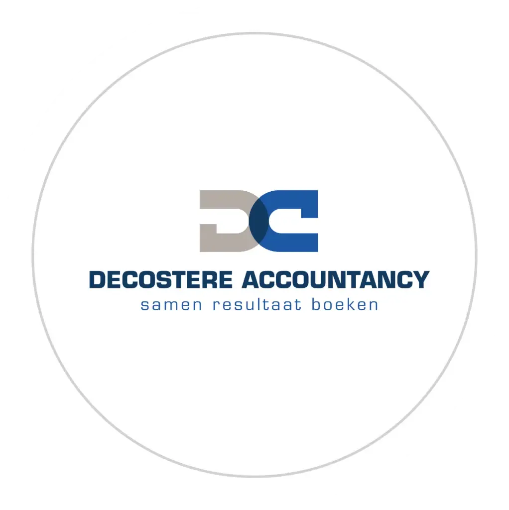 DECOSTERE ACCOUNTANCY logo voor een project met K-ONCEPT.