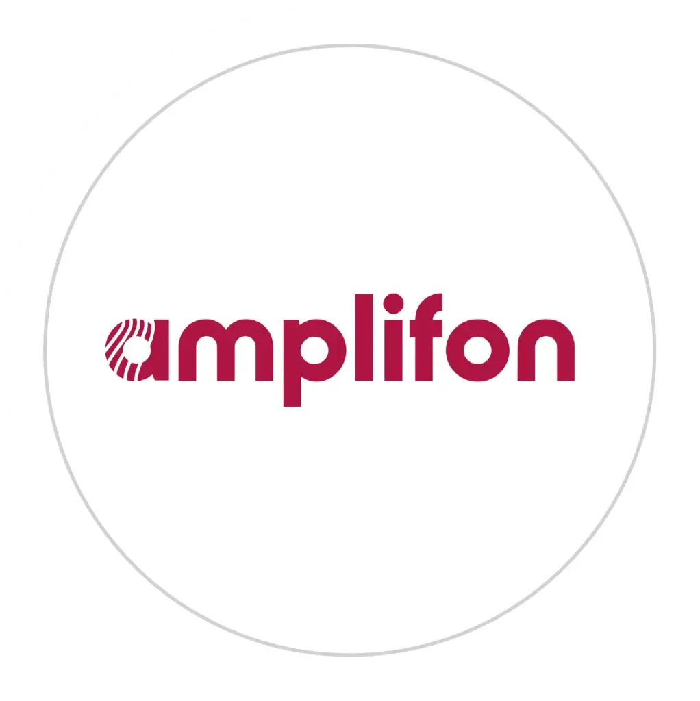 Logo van Amplifon, een projectpartner van K-ONCEPT.