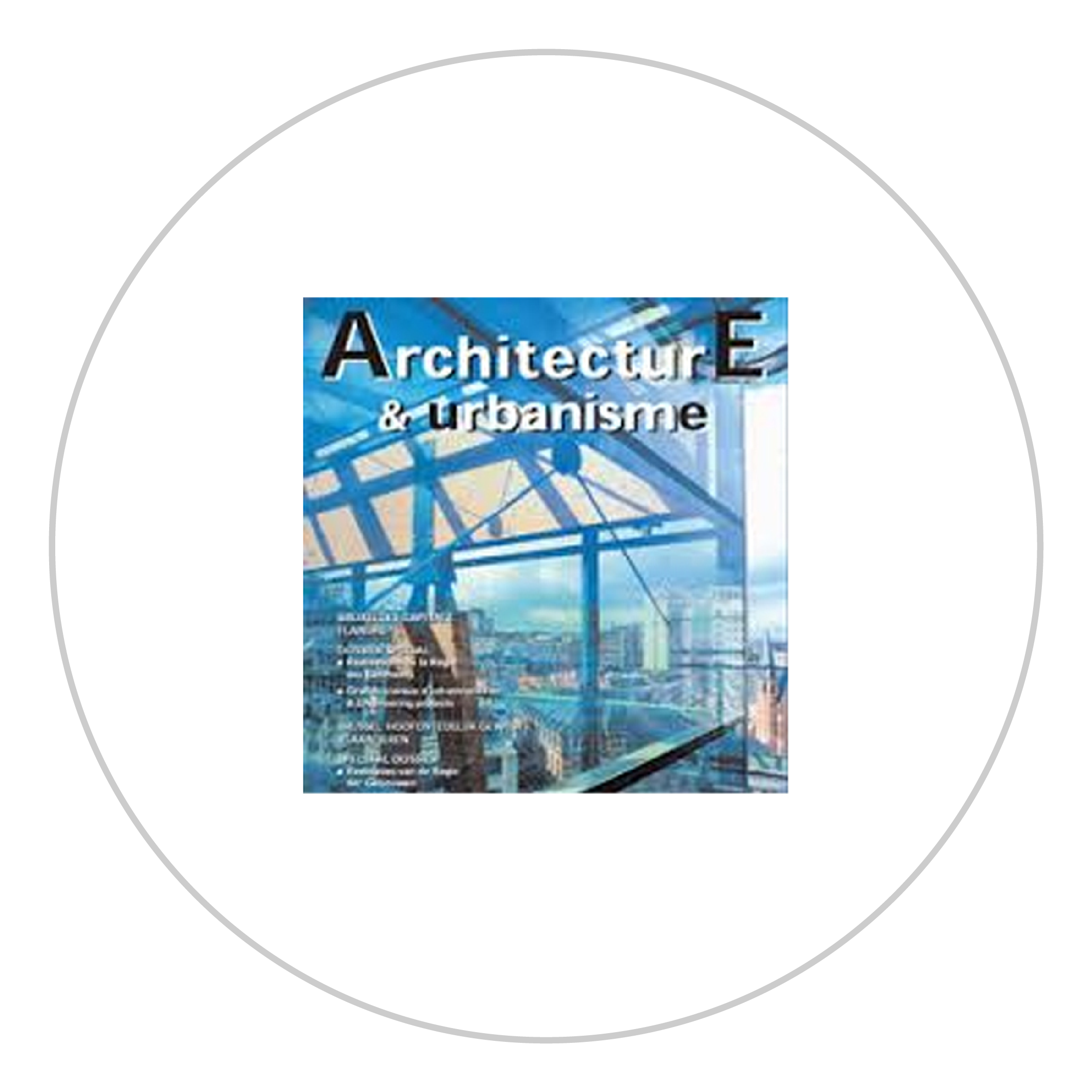 Cover van Architectuur & Urbanisme met vermeldingen van K-ONCEPT