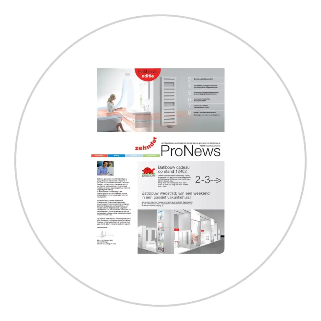 ProNews artikel met werkplekprojecten en vermeldingen van K-ONCEPT