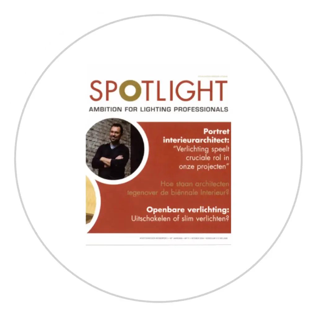 Spotlight Magazine met artikel over K-ONCEPT en verlichting in projecten